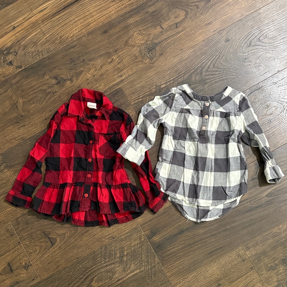 Girls Plaid Shirts